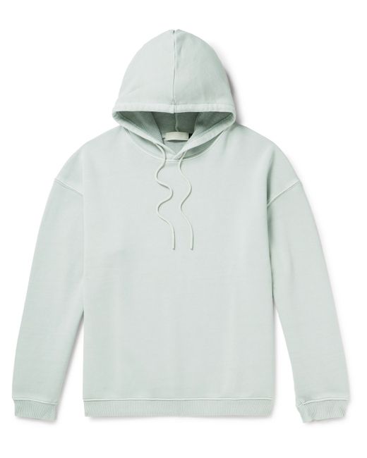 Amomento Garment-Dyed Cotton-Jersey Hoodie
