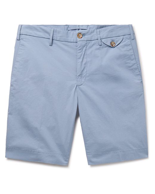 Incotex Slim-Fit Stretch-Cotton Poplin Bermuda Shorts
