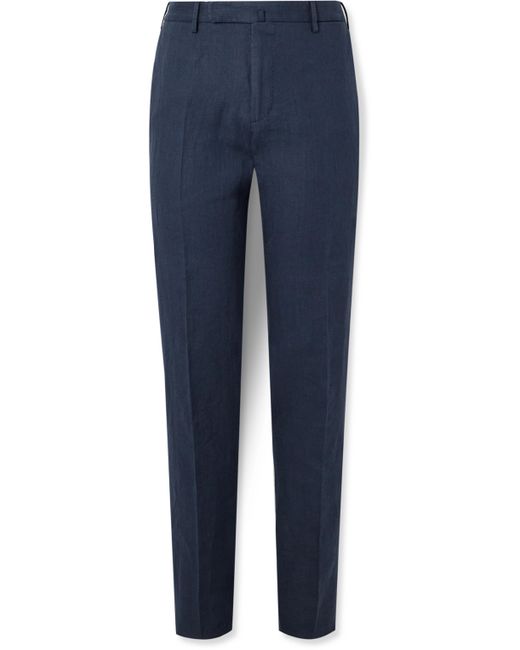 Incotex Pleated Linen Trousers
