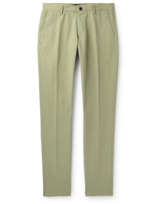 Incotex Straight-Leg Cotton-Blend Trousers UK/US 28