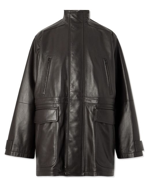 Balenciaga Oversized Padded Leather Jacket