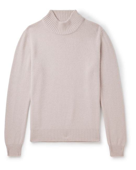 Ghiaia Cashmere Cashmere Mock-Neck Sweater