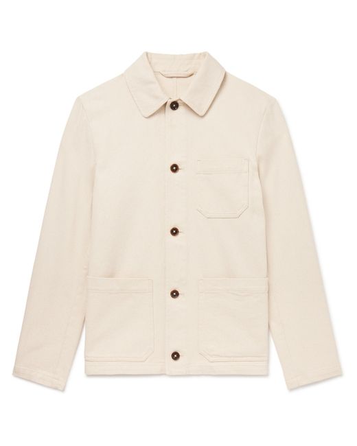 Incotex Montedoro Cotton-Gabardine Shirt Jacket