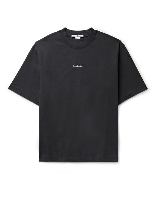 Acne Studios Extorr Logo-Print Cotton-Jersey T-Shirt