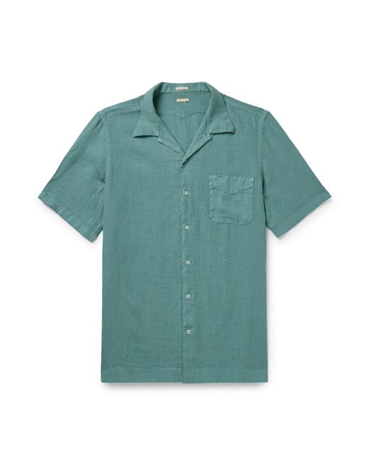 Massimo Alba Venice Convertible-Collar Cotton Shirt