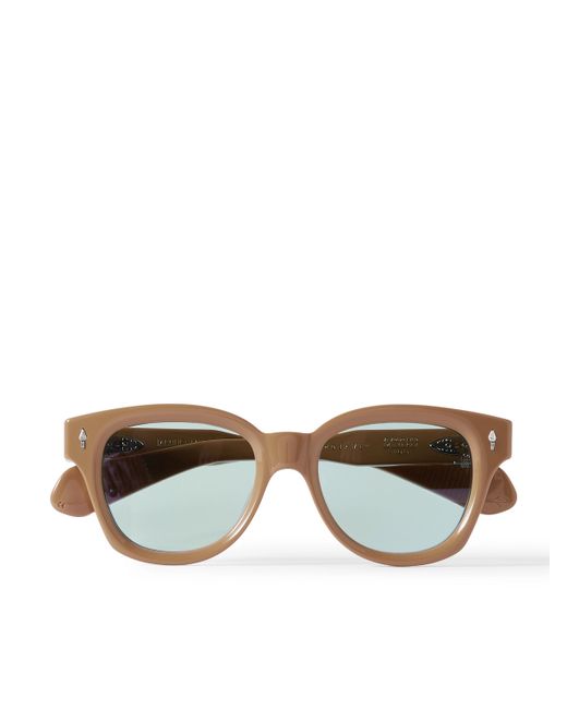 Jacques Marie Mage Mojave Round-Frame Acetate Sunglasses