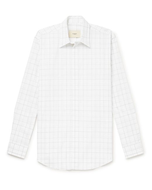 Purdey Checked Cotton-Poplin Shirt UK/US 15.5