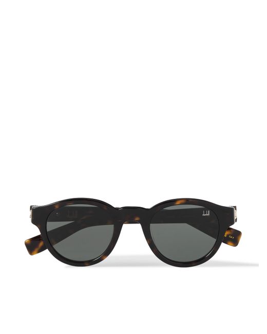 Dunhill Round-Frame Tortoiseshell Acetate Sunglasses