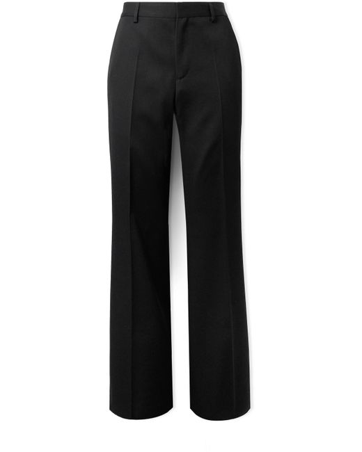 Versace Straight-Leg Pleated Wool-Twill Suit Trousers