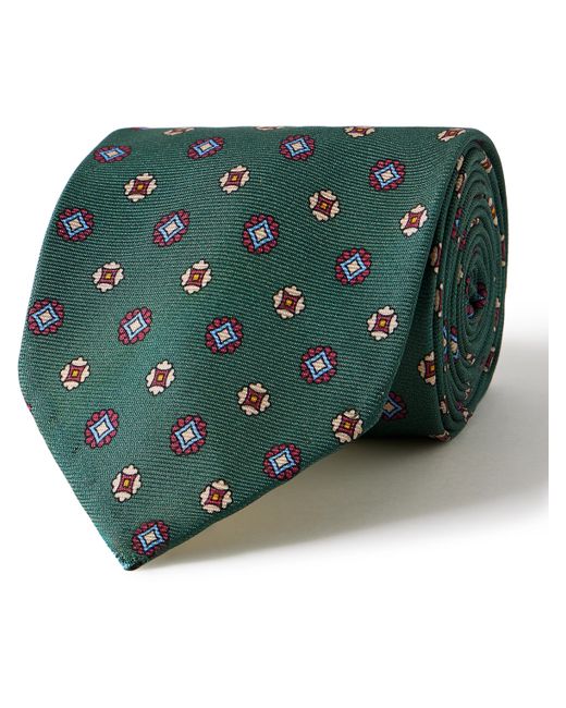 Rubinacci 7.5cm Printed Silk-Twill Tie