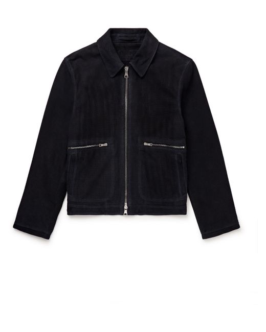 Mr P. Mr P. Golf Perforated Suede Blouson Jacket