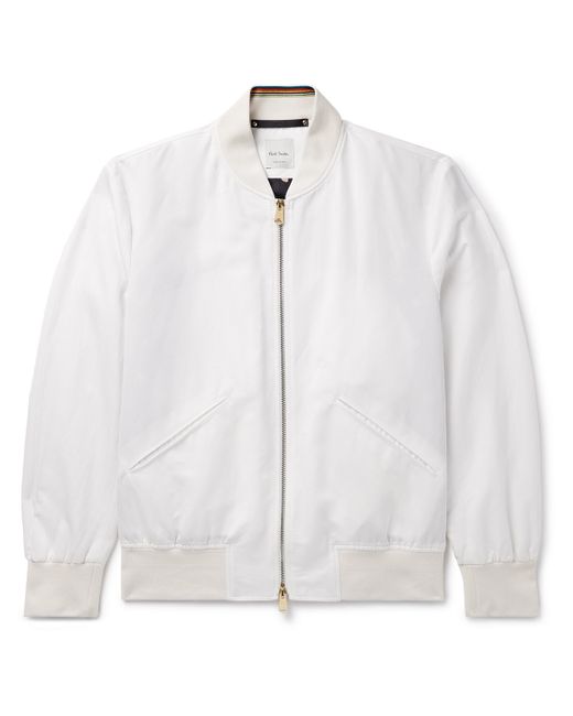 Paul Smith Cotton and Ramie-Blend Bomber Jacket