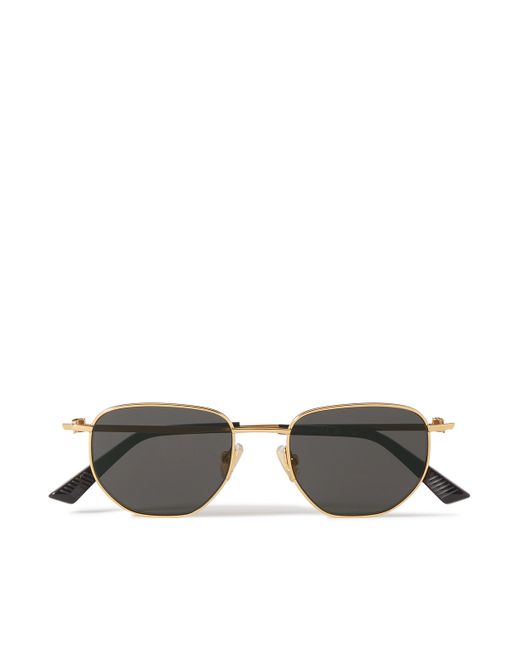 Bottega Veneta Round-Frame Tone Sunglasses