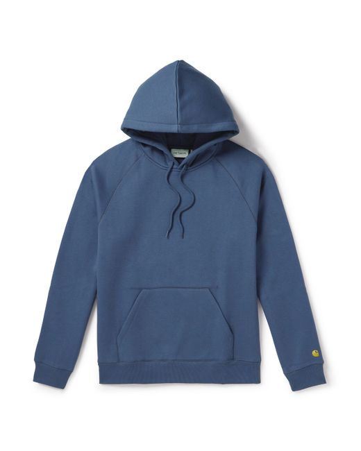 Carhartt Wip Chase Logo-Embroidered Cotton-Jersey Hoodie