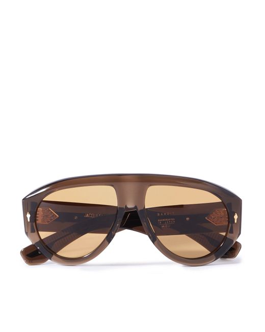 Jacques Marie Mage Bandit Aviator-Style Acetate Sunglasses