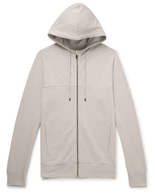 Zimmerli Stretch-Modal and Cotton-Blend Jersey Zip-Up Hoodie
