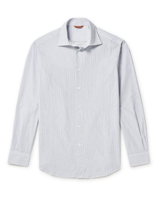 Barena Surian Pinstriped Cotton-Poplin Shirt