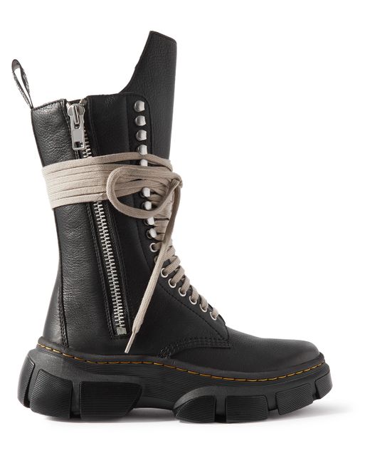 Rick Owens Dr. Martens 1918 Full-Grain Leather Boots