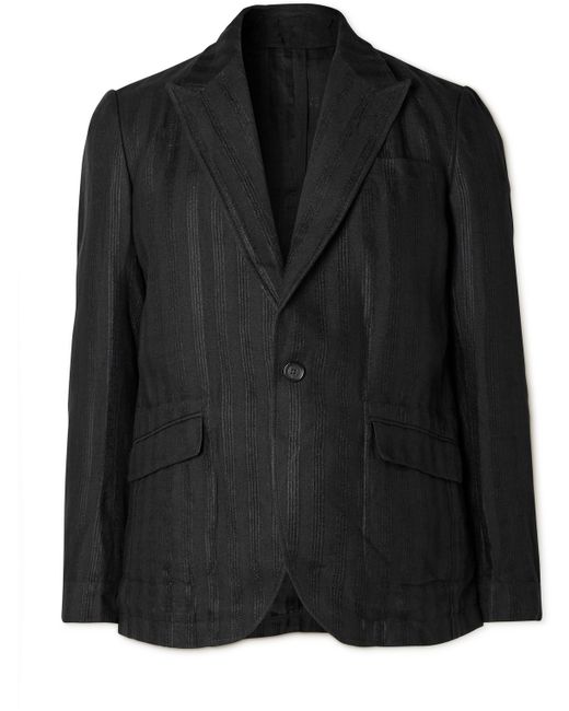 Oliver Spencer Wyndhams Embroidered Linen Suit Jacket UK/US 36