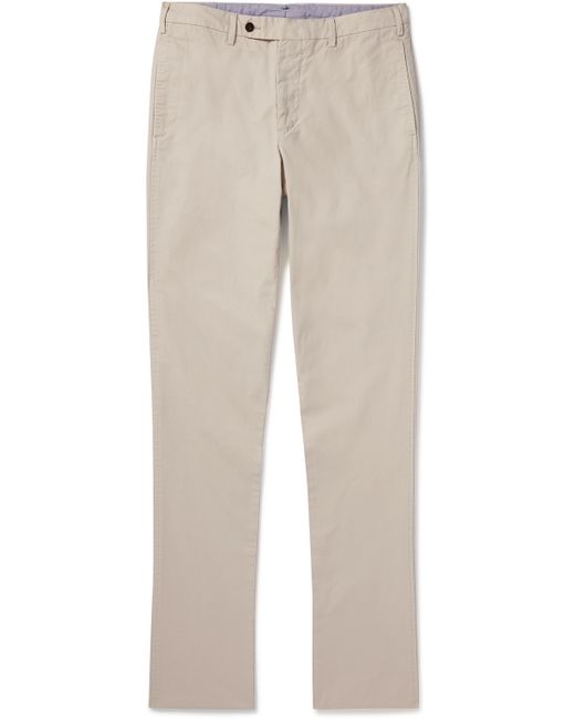 Sid Mashburn Slim-Fit Straight-Leg Garment-Dyed Cotton-Twill Trousers UK/US 32