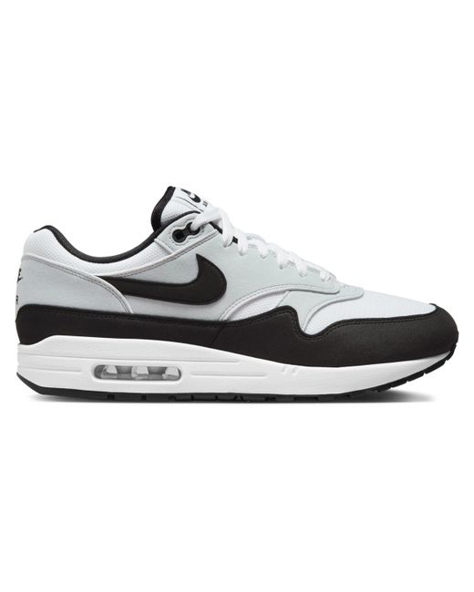 Nike Air Max 1 Suede Mesh and Leather Sneakers