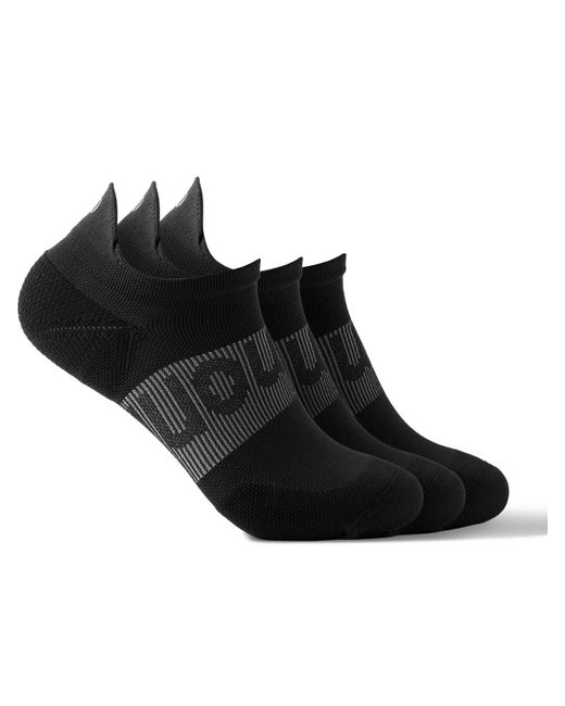 Lululemon Three-Pack Power Stride Stretch-Knit Socks