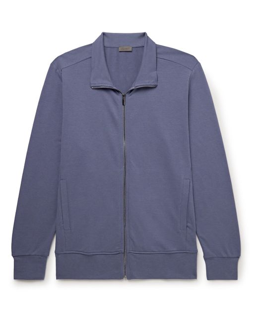 Zimmerli Stretch Modal and Cotton-Blend Jersey Track Jacket