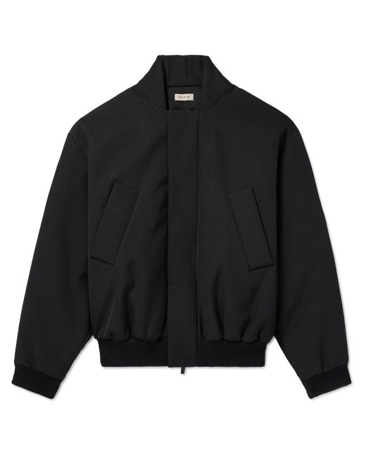 Fear Of God Padded Virgin Wool and Cotton-Blend Twill Bomber Jacket