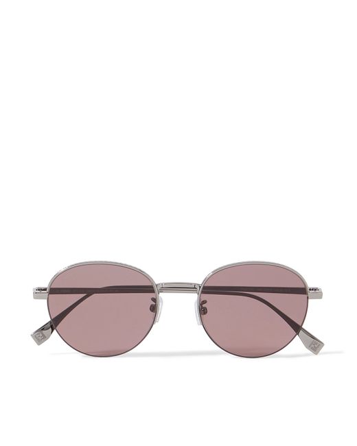 Fendi Travel Round-Frame Tone Sunglasses