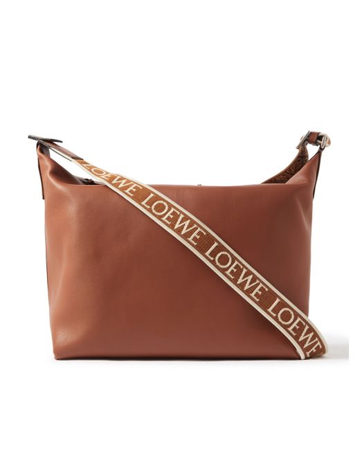 Loewe Cubi Leather Messenger Bag