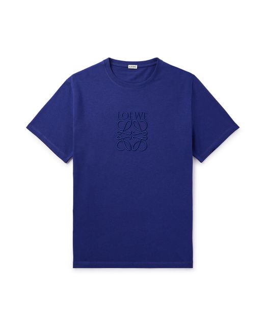 Loewe Logo-Embroidered Cotton-Jersey T-Shirt