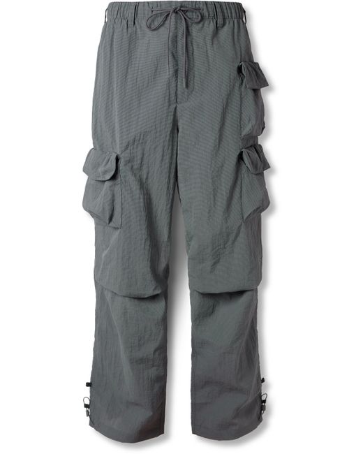 Nike Straight-Leg Logo-Embroidered Ripstop Drawstring Cargo Trousers