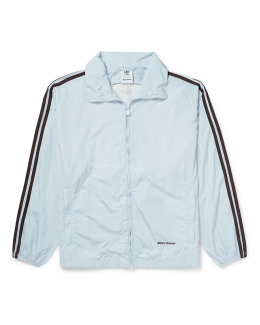 Adidas Originals Wales Bonner Striped Crochet-Trimmed Recycled-Shell Track Jacket