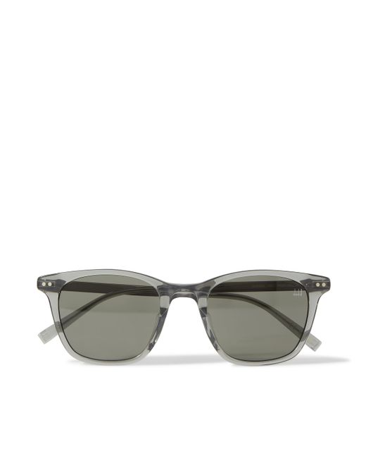Dunhill Square-Frame Acetate and Gold-Tone Sunglasses