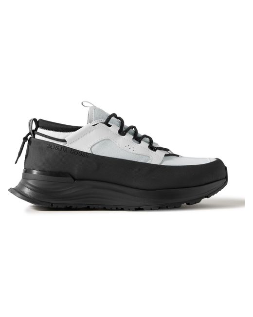 Canada Goose Glacier Trail Rubber and Trimmed Suede Hiking Sneakers