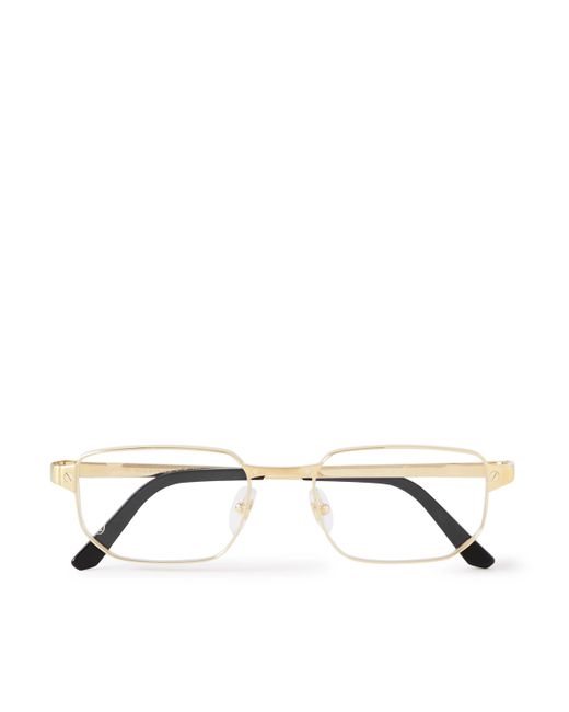 Cartier Santos Rectangular-Frame Tone Optical Glasses