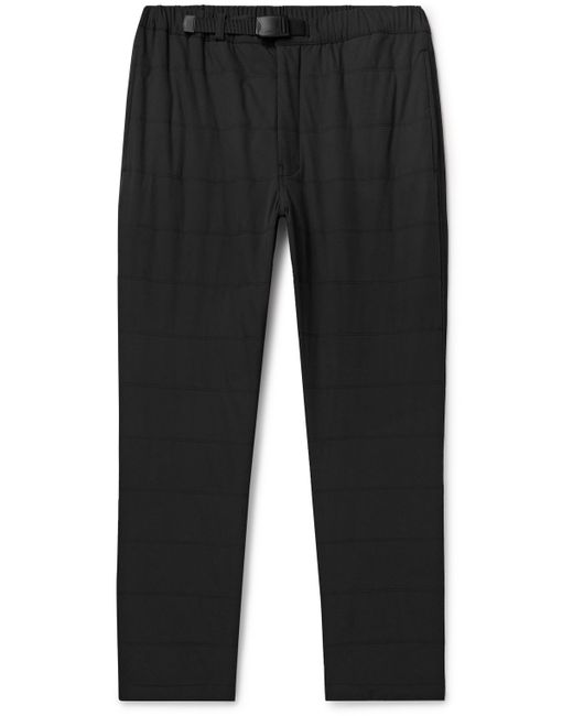 Snow Peak Slim-Fit Belted Quilted Primeflex Shell Trousers