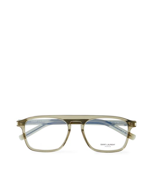Saint Laurent New Wave D-Frame Acetate Optical Glasses