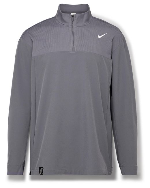 Nike Golf Club Logo-Print Dri-FIT Half-Zip Golf Jacket