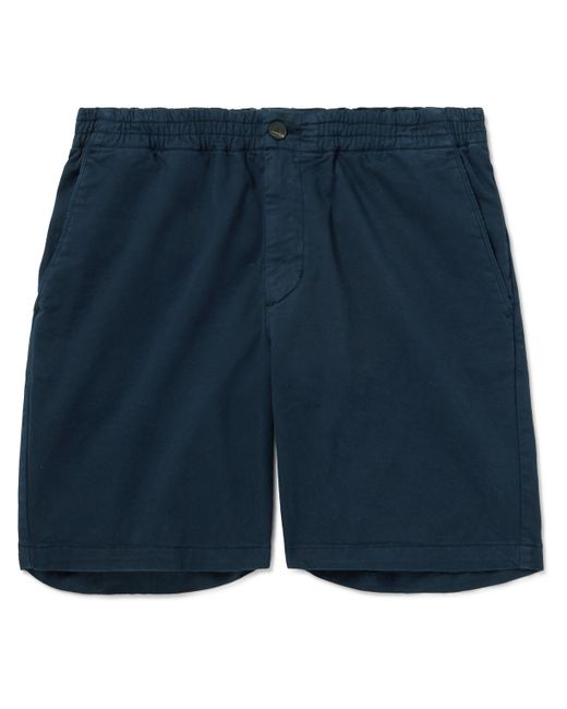 Mr P. Mr P. Straight-Leg Garment-Dyed Organic Cotton-Blend Twill Shorts
