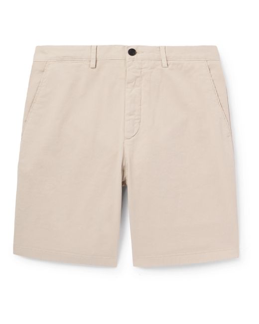 Mr P. Mr P. Straight-Leg Garment-Dyed Cotton-Blend Twill Bermuda Shorts