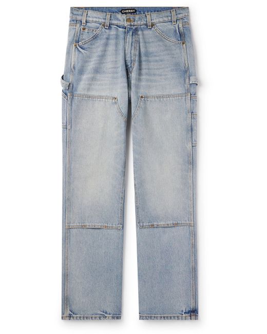Cherry Los Angeles Wide-Leg Panelled Jeans UK/US 28