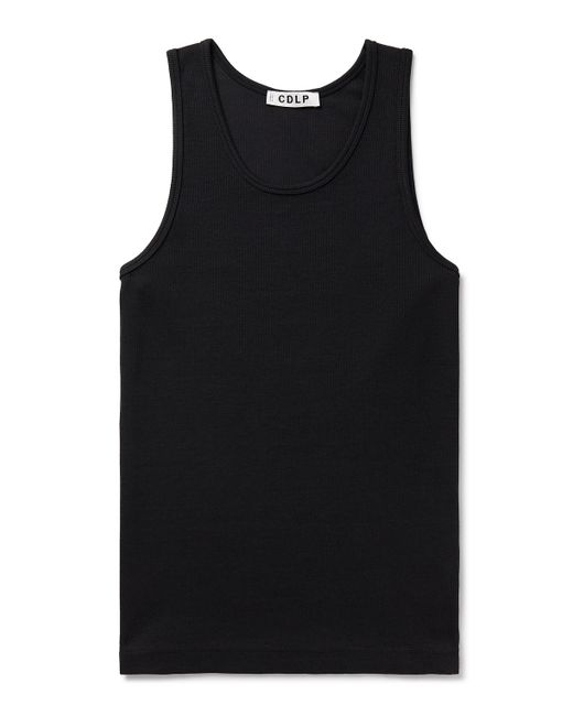 Cdlp Ribbed Stretch Lyocell and Cotton-Blend Tank Top