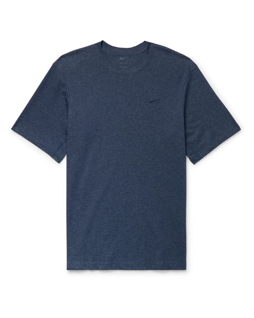 Nike Training Primary Logo-Embroidered Cotton-Blend Dri-FIT T-Shirt