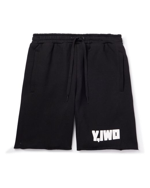 Y,Iwo Hardwear Straight-Leg Logo-Print Cotton-Jersey Shorts