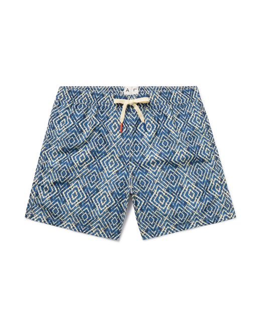 Altea Slim-Fit Mid-Length Printed Swim Shorts