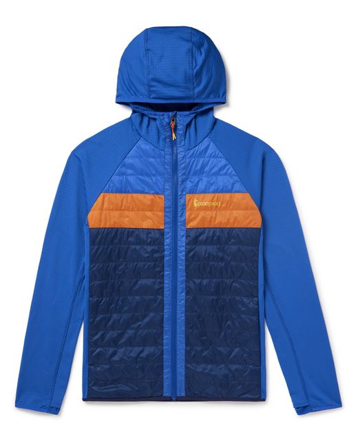 Cotopaxi Capa Logo-Print Quilted Recycled-Nylon Ripstop Hooded Jacket