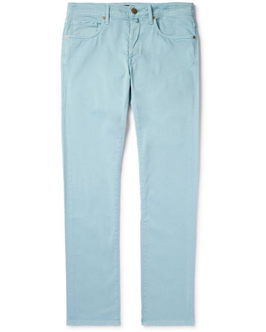 Incotex Slim-Fit Cotton-Blend Trousers UK/US 31