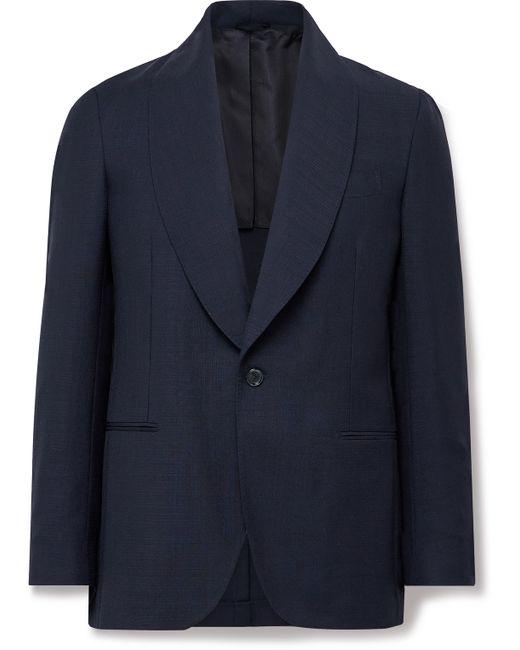 De Petrillo Slim-Fit Shawl-Collar Virgin Wool and Mohair-Blend Tuxedo Jacket