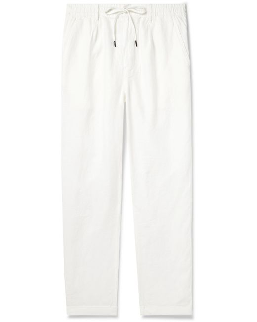 Polo Ralph Lauren Tapered Linen-Twill Drawstring Trousers
